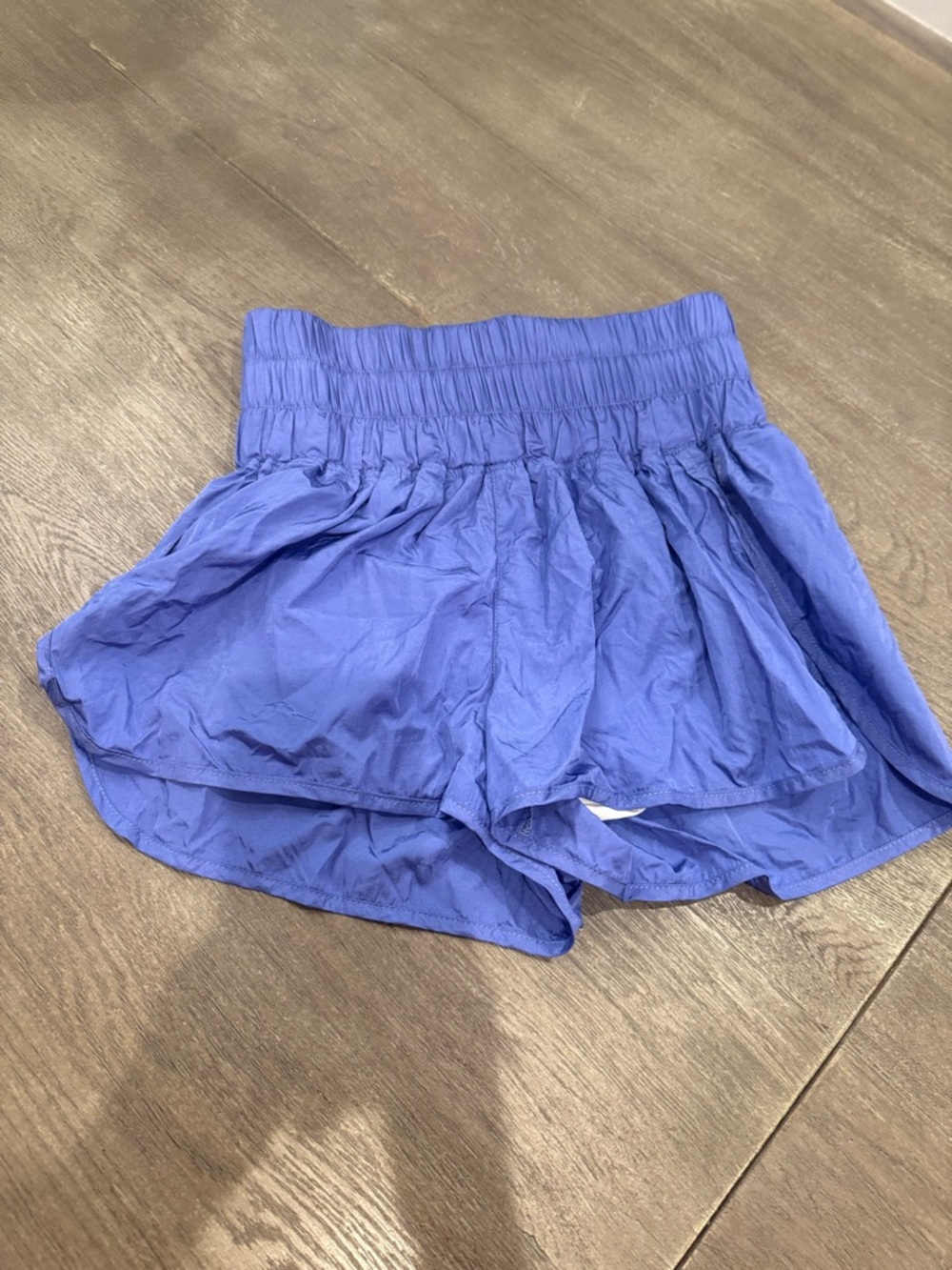 FP Movement by Free People Periwinkle Blue Elastic-Waist Athletic Shorts